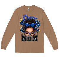 Cheer Mom Messy Bun Long Sleeve Tee | Teevron