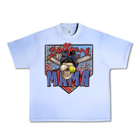 Grape Ice ballpark mama Urban Heavy Tee - Zillion Design Studio