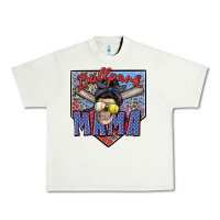 Pistachio ballpark mama Urban Heavy Tee - Zillion Design Studio