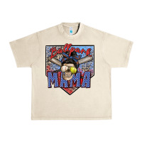 Sandshell ballpark mama Urban Heavy Tee - Zillion Design Studio
