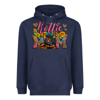 Navy rottweiler mom Heavyweight Hoodie - Artiststas