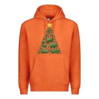 Carrot dinosaur christmas tree Premium Hoodie - MaliasSmallBusiness