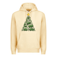 Pina Colada dinosaur christmas tree Premium Hoodie - MaliasSmallBusiness