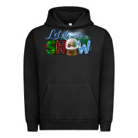 Pigment Black let it snow Urban Hoodie - BundleAndBundleShop