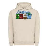 Pigment French Oak let it snow Urban Hoodie - BundleAndBundleShop