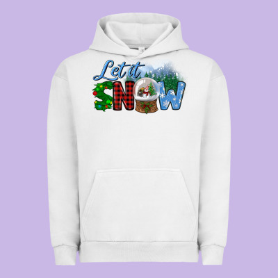 Let It Snow Urban Hoodie Designed By Bundleandbundleshop