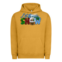 Pigment Peanut Butter let it snow Urban Hoodie - BundleAndBundleShop