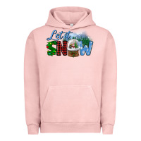 Pigment Salmon let it snow Urban Hoodie - BundleAndBundleShop