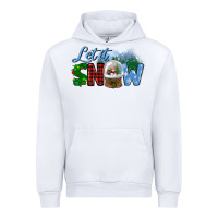 White let it snow Urban Hoodie - BundleAndBundleShop