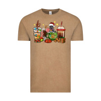 Vintage Coffee Christmas coffee cups with Pitbull Vintage Tee - RanaPortraitStore