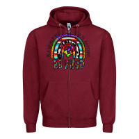 Burgundy in a world where you can be anything be kind Zipper Hoodie - CowhideDigitalArt