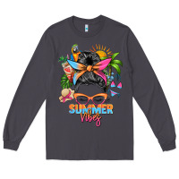 Smoke summer vibes messy bun Long Sleeve Tee - Zillion Design Studio