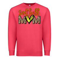 Cardinal softball mom Premium Sweatshirt - NancyCooperArtShop