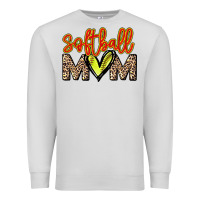 Dove Grey softball mom Premium Sweatshirt - NancyCooperArtShop