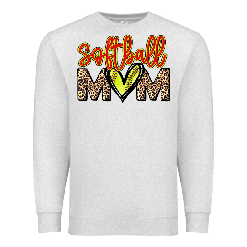 Softball Mom Premium Sweatshirt by NancyCooperArtShop | Teevron