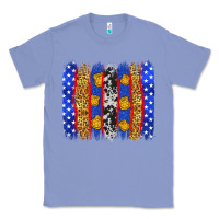 Colony Blue American police brushstrokes Classic Tee - Neo Western