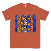 Copper American police brushstrokes Classic Tee - Neo Western