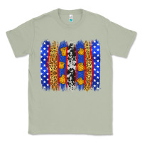 Matcha American police brushstrokes Classic Tee - Neo Western