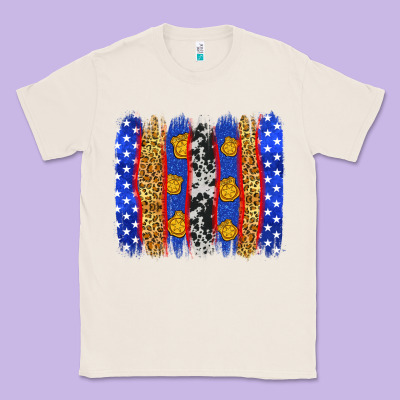 American Police Brushstrokes Classic Tee Designed By Neo Western