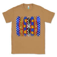 Toasted Coconut American police brushstrokes Classic Tee - Neo Western