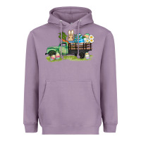Lavender easter hunt i̇n truck Heavyweight Hoodie - AdoDesignShop