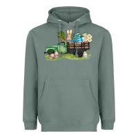 Sage easter hunt i̇n truck Heavyweight Hoodie - AdoDesignShop