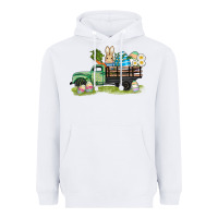 White easter hunt i̇n truck Heavyweight Hoodie - AdoDesignShop