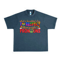 Midnight Navy what a beautiful day to respect other peoples pron Urban Heavy Tee - texasbilliewilder
