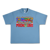 Pebble Blue what a beautiful day to respect other peoples pron Urban Heavy Tee - texasbilliewilder