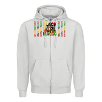 Dove Grey black girl magic libbey glass Zipper Hoodie - HRA Design Shop
