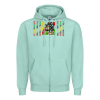 Seafoam black girl magic libbey glass Zipper Hoodie - HRA Design Shop