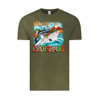 Vintage Olive merry cruisemas Vintage Tee - Zillion Design Studio