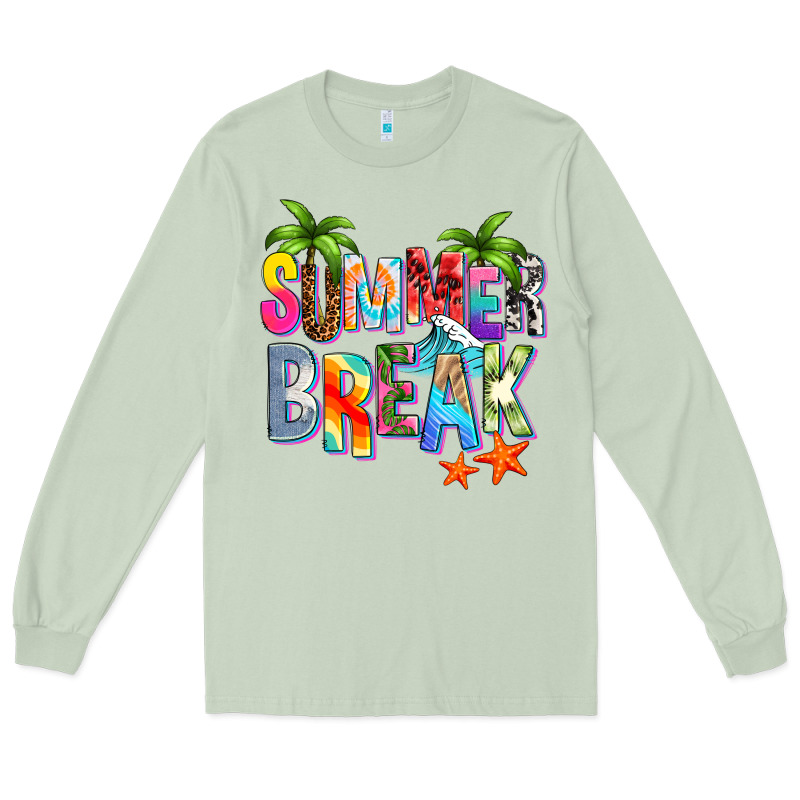 Summer Break Long Sleeve Tee by Zillion Design Studio | Teevron