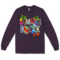 Plum summer break Long Sleeve Tee - Zillion Design Studio