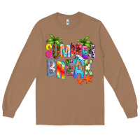 Toasted Coconut summer break Long Sleeve Tee - Zillion Design Studio