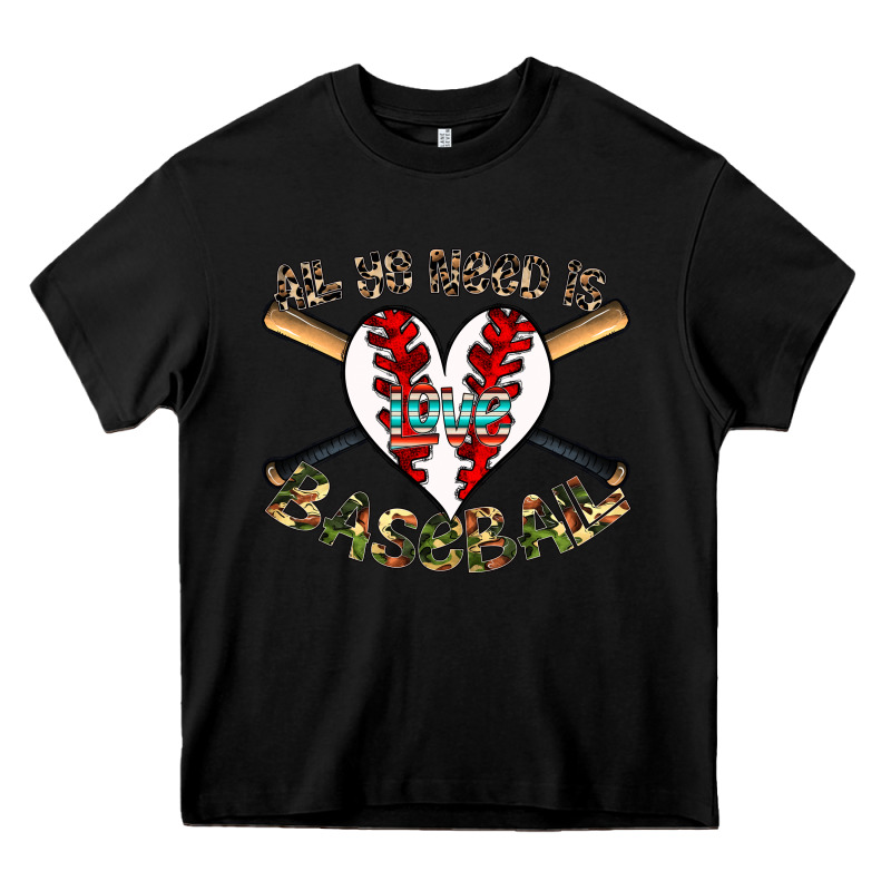 All You Need Is Love Baseball Heavy Core Tee by CowhideDigitalArt | Teevron