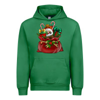 Emerald christmas santa claus bag Urban Hoodie - BundleAndBundleShop