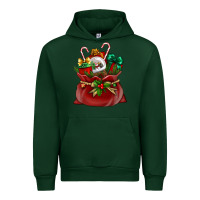 Forest Green christmas santa claus bag Urban Hoodie - BundleAndBundleShop