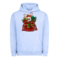 Pigment Grape Ice christmas santa claus bag Urban Hoodie - BundleAndBundleShop