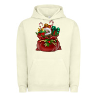 Pigment Pistachio christmas santa claus bag Urban Hoodie - BundleAndBundleShop