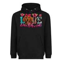 Black love dachshunds Heavyweight Hoodie - Artiststas
