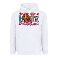 White love dachshunds Heavyweight Hoodie - Artiststas