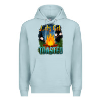 Blue Mist lets get toasted Premium Hoodie - NancyCooperArtShop