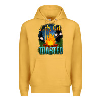 Mustard lets get toasted Premium Hoodie - NancyCooperArtShop