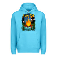Ocean Blue lets get toasted Premium Hoodie - NancyCooperArtShop