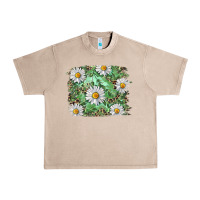 French Oak Daisy leopard Urban Heavy Tee - RanaPortraitStore