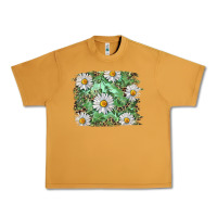 Peanut Butter Daisy leopard Urban Heavy Tee - RanaPortraitStore