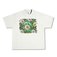 Pistachio Daisy leopard Urban Heavy Tee - RanaPortraitStore