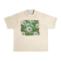 Sandshell Daisy leopard Urban Heavy Tee - RanaPortraitStore