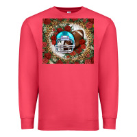 Cardinal american football helmet and leopard Premium Sweatshirt - NancyCooperArtShop